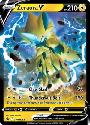 Karta Pokemon Zeraora V - SWSH263 - SWSH: Sword & Shield Promo Cards SWSH263