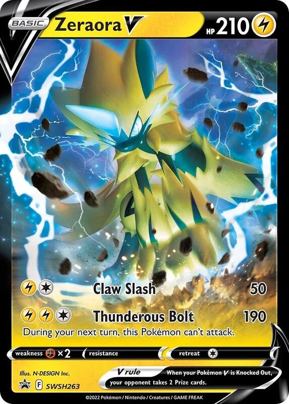 Karta Pokemon Zeraora V - SWSH263 - SWSH: Sword & Shield Promo Cards SWSH263
