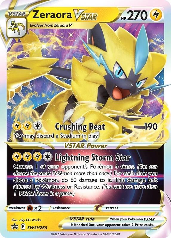 Karta Pokemon Zeraora VSTAR - SWSH265 - SWSH: Sword & Shield Promo Cards SWSH265