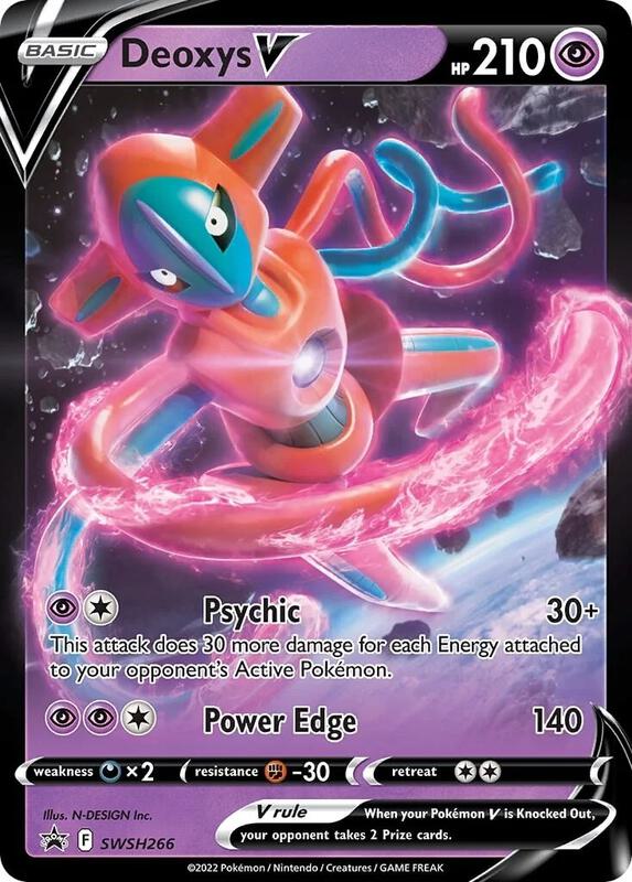 Karta Pokemon Deoxys V - SWSH266 - SWSH: Sword & Shield Promo Cards SWSH266