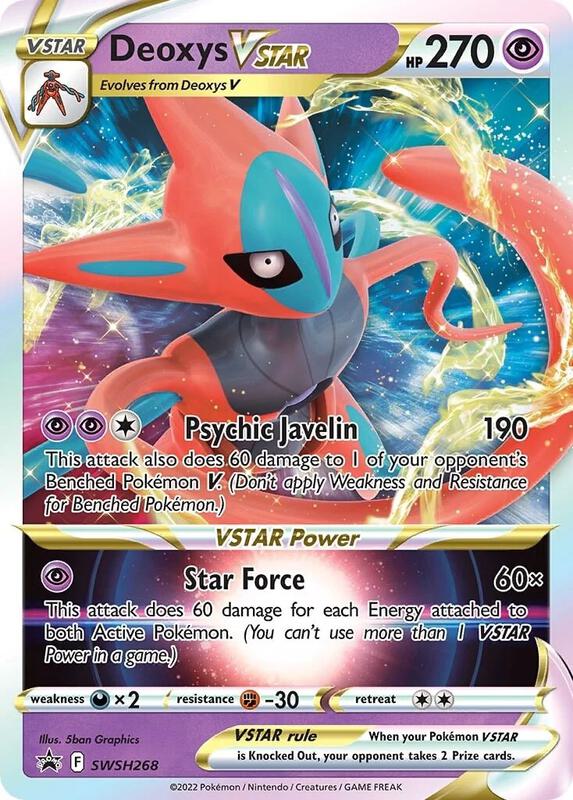 Karta Pokemon Deoxys VSTAR - SWSH268 - SWSH: Sword & Shield Promo Cards SWSH268