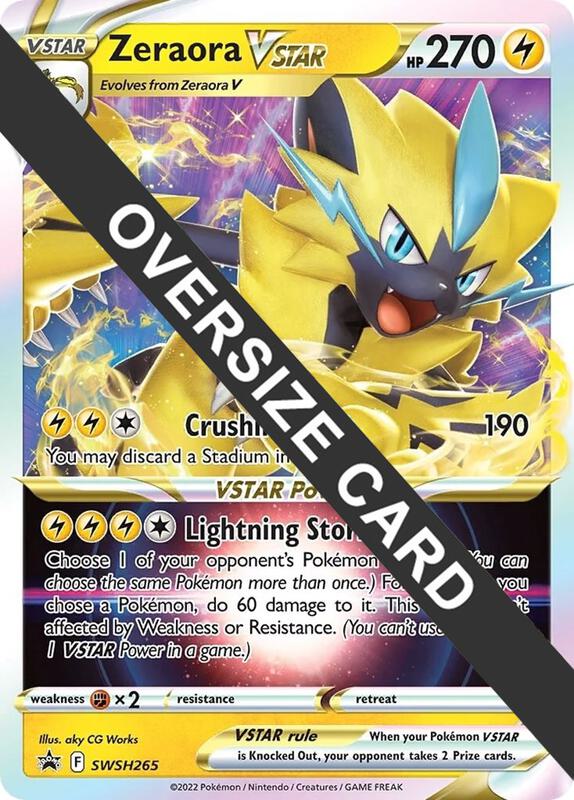 Karta Pokemon Zeraora VSTAR - SWSH265 - Jumbo Cards SWSH265