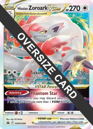 Karta Pokemon Hisuian Zoroark VSTAR - SWSH298 - Jumbo Cards SWSH298