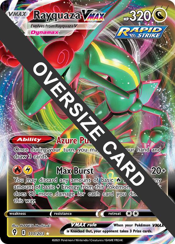 Karta Pokemon Rayquaza VMAX 111/203 - Jumbo Cards