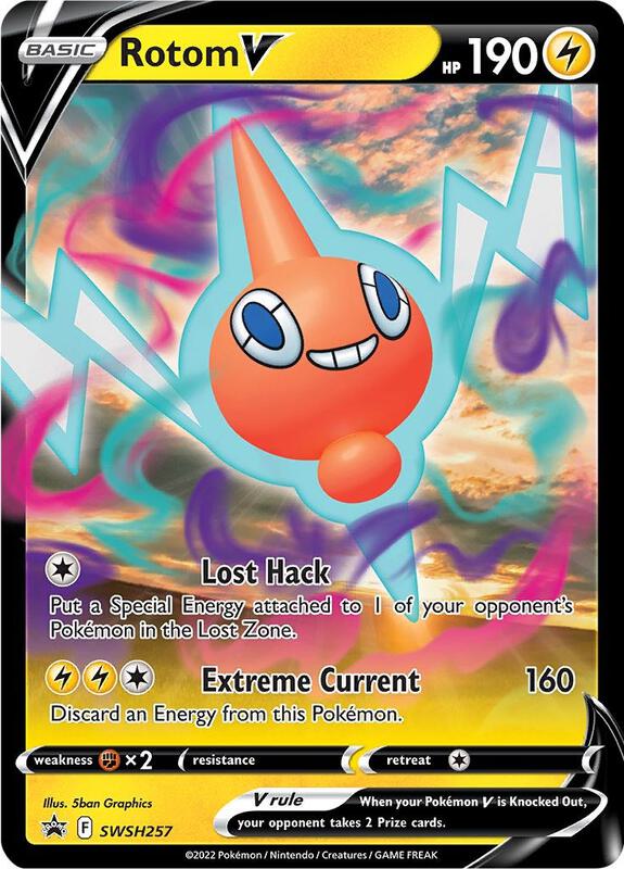 Karta Pokemon Rotom V - SWSH257 - SWSH: Sword & Shield Promo Cards SWSH257