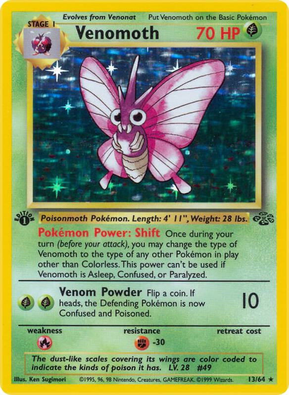 Venomoth 13/64 - Jungle