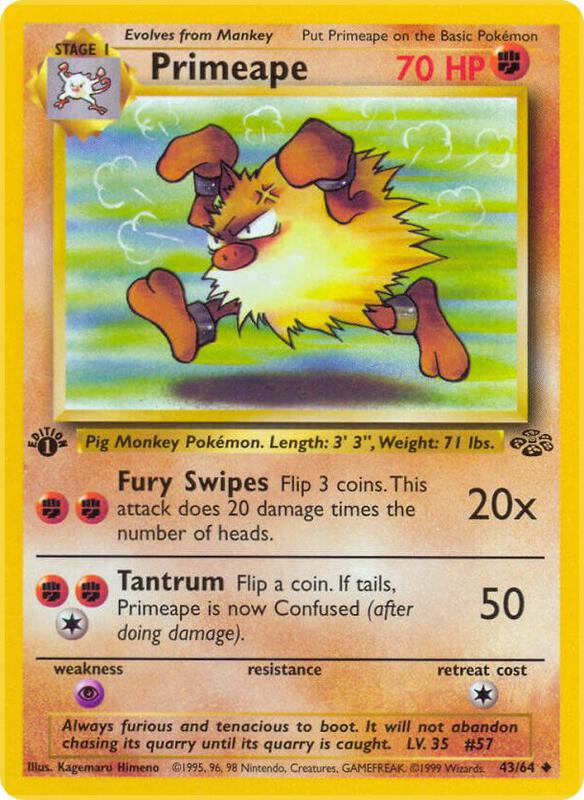 Primeape 43/64 - Jungle