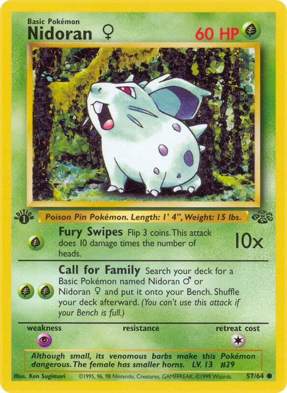 Nidoran ♀ 57/64 - Jungle