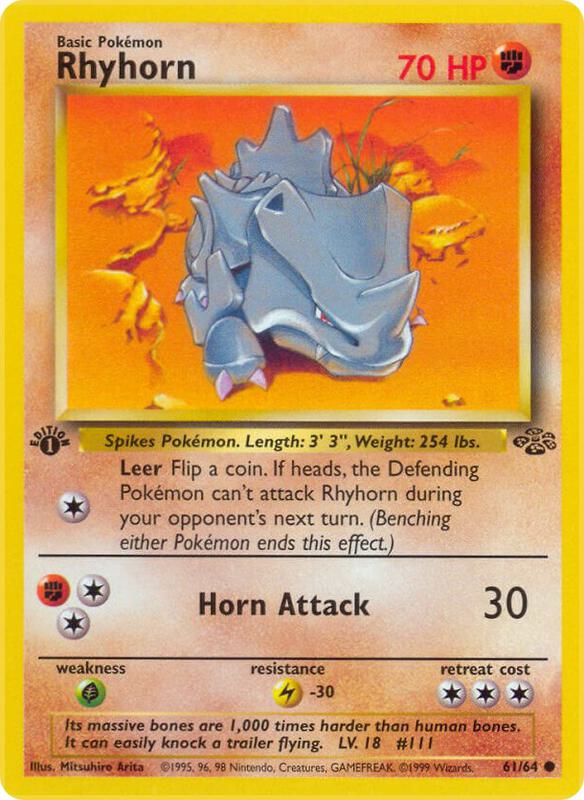Rhyhorn 61/64 - Jungle
