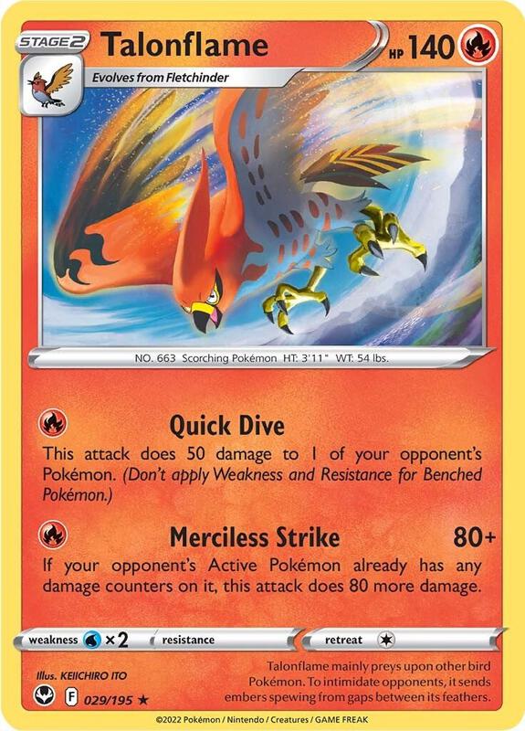 Talonflame 029/195 - Silver Tempest