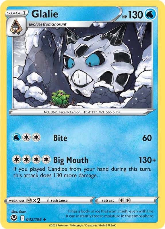 Glalie 042/195 - Silver Tempest