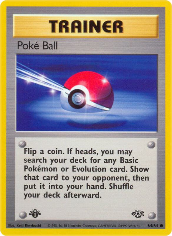 Karta Pokemon Poke Ball 64/64 - Jungle