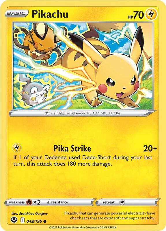 Pikachu 049/195 - Silver Tempest