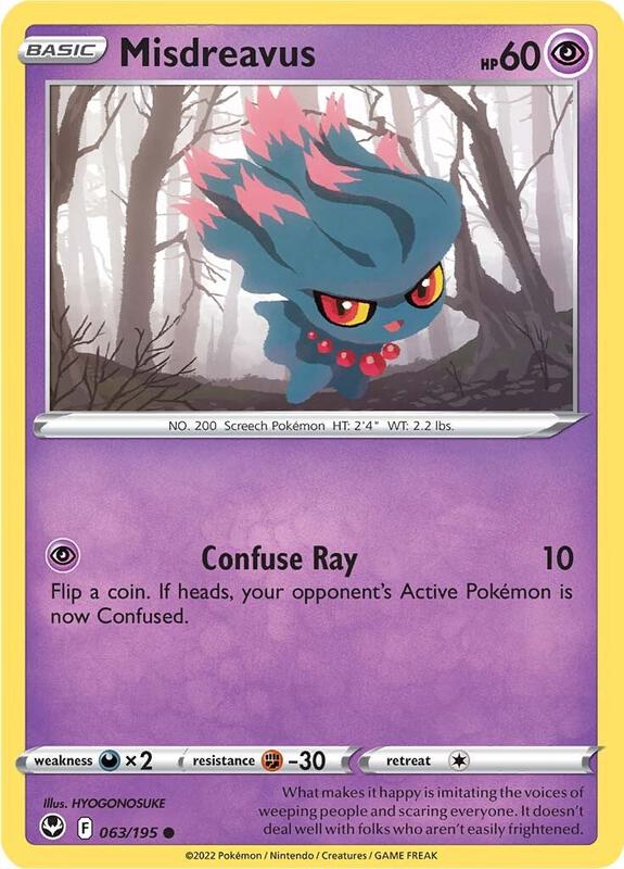 Misdreavus 063/195 - Silver Tempest