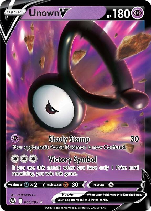 Unown V 065/195 - Silver Tempest