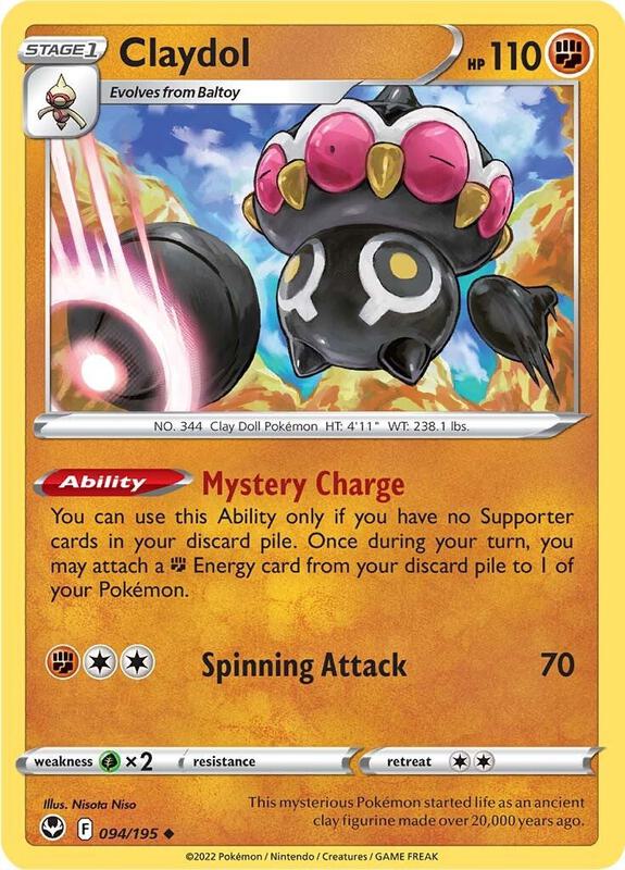 Claydol 094/195 - Silver Tempest