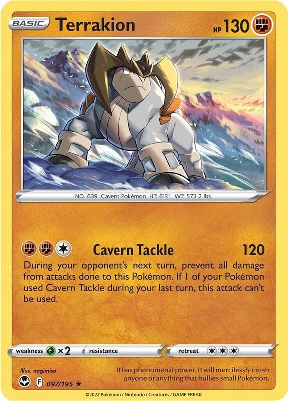 Terrakion 097/195 - Silver Tempest
