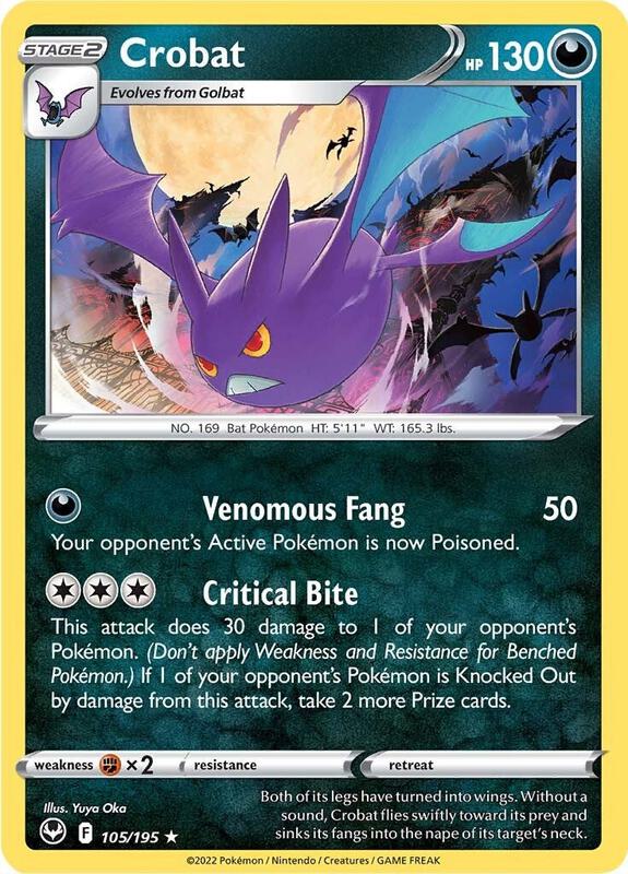 Crobat 105/195 - Silver Tempest