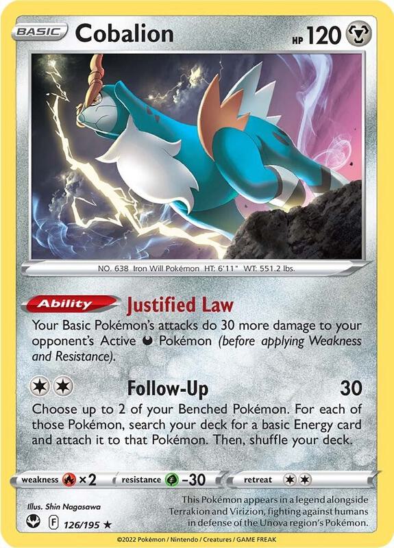 Cobalion 126/195 - Silver Tempest