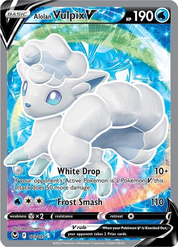 Alolan Vulpix V 173/195 - Silver Tempest