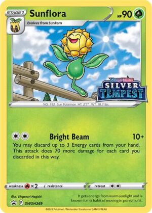 Karta Pokemon Sunflora - SWSH269 (Prerelease) - SWSH: Sword & Shield Promo Cards SWSH269