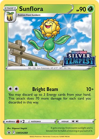 Karta Pokemon Sunflora - SWSH269 (Prerelease) - SWSH: Sword & Shield Promo Cards SWSH269