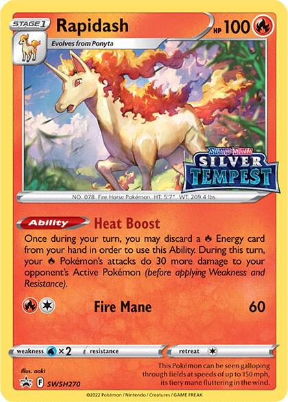 Karta Pokemon Rapidash - SWSH270 (Prerelease) - SWSH: Sword & Shield Promo Cards SWSH270
