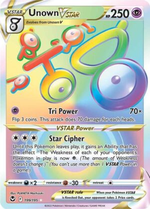 Unown VSTAR 199/195 - Silver Tempest