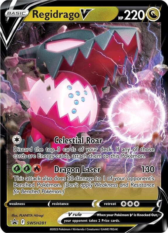 Karta Pokemon Regidrago V - SWSH281 - SWSH: Sword & Shield Promo Cards SWSH281