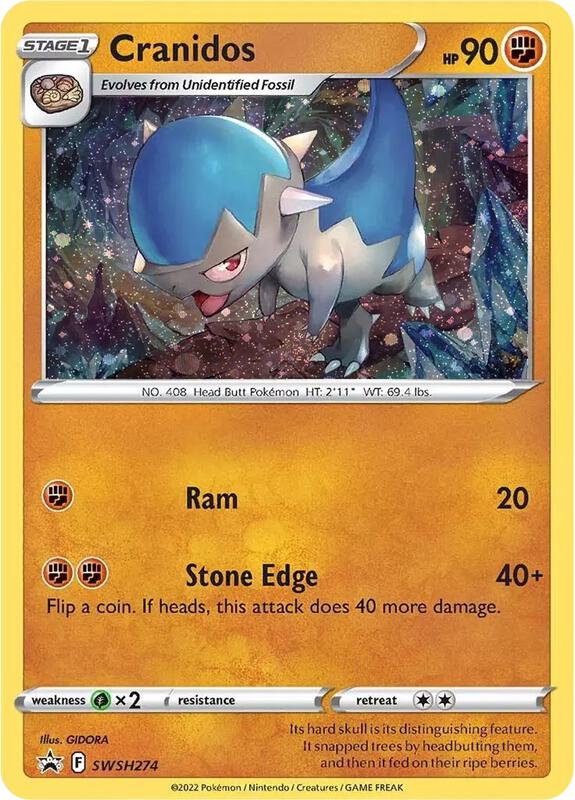 Karta Pokemon Cranidos - SWSH274 - SWSH: Sword & Shield Promo Cards SWSH274