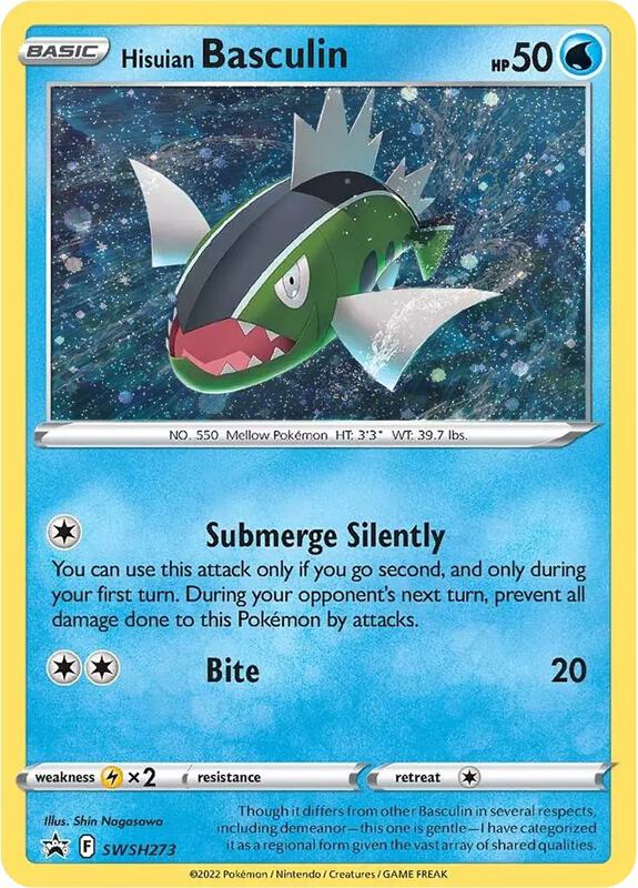 Karta Pokemon Hisuian Basculin - SWSH273 - SWSH: Sword & Shield Promo Cards SWSH273