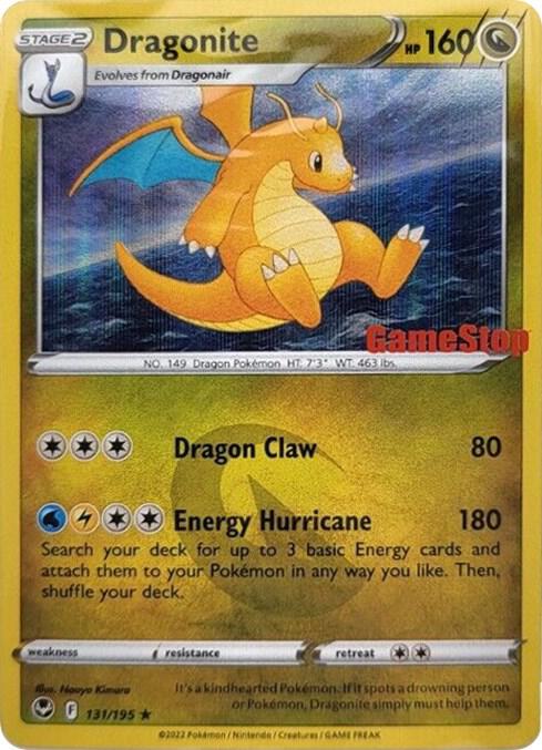 Karta Pokemon Dragonite 131/195 (Gamestop Exclusive) - Miscellaneous Cards & Products