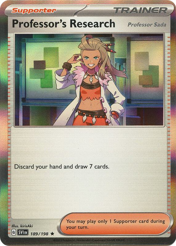 Professor's Research (Professor Sada) 189/198 - Scarlet & Violet