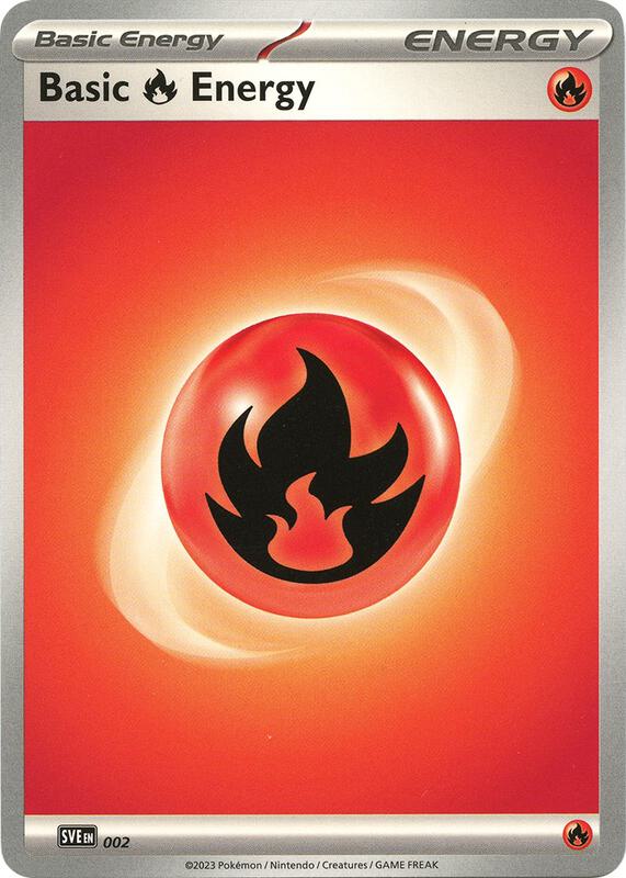 Karta Pokemon Basic Fire Energy - 2 - SVE: Scarlet & Violet Energies 2