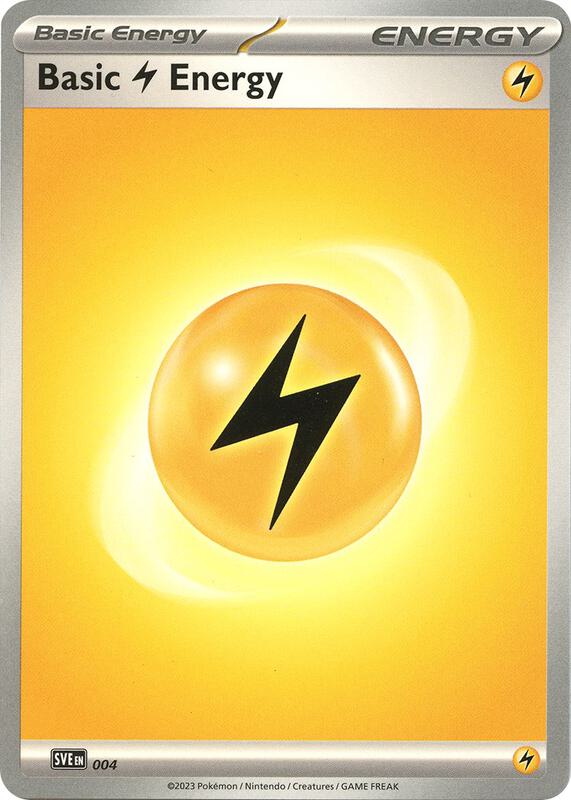 Karta Pokemon Basic Lightning Energy - 4 - SVE: Scarlet & Violet Energies 4