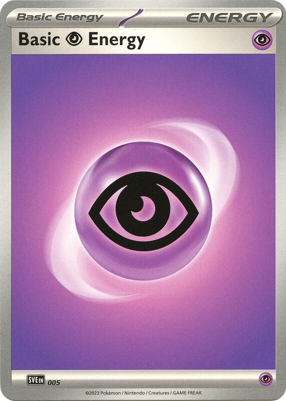 Karta Pokemon Basic Psychic Energy - 5 - SVE: Scarlet & Violet Energies 5