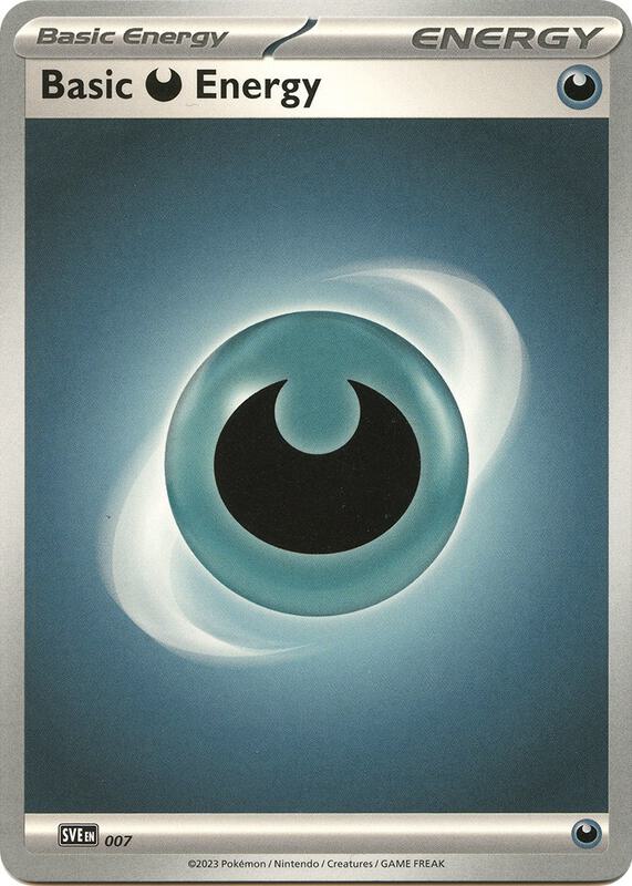 Karta Pokemon Basic Darkness Energy - 7 - SVE: Scarlet & Violet Energies 7