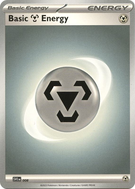 Karta Pokemon Basic Metal Energy - 8 - SVE: Scarlet & Violet Energies 8