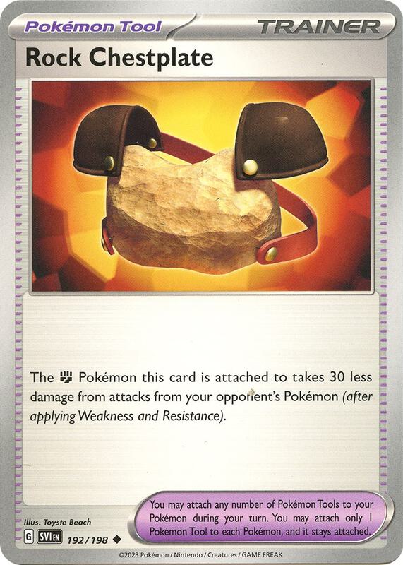 Rock Chestplate 192/198 - Scarlet & Violet