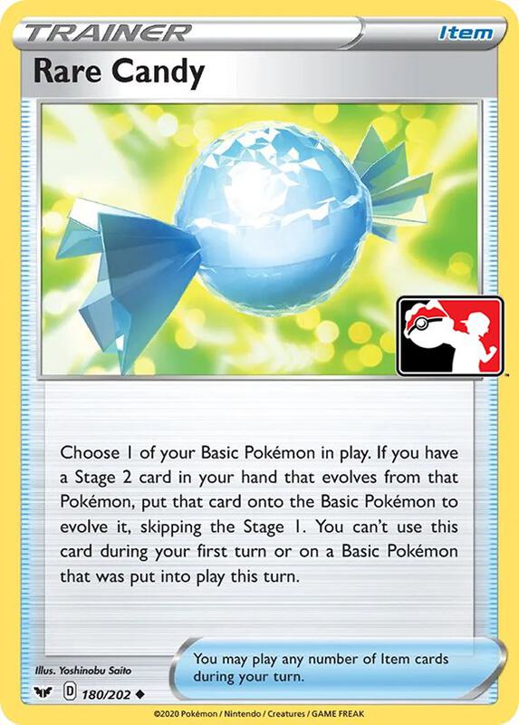 Karta Pokemon Rare Candy 180/202 - Prize Pack Series Cards