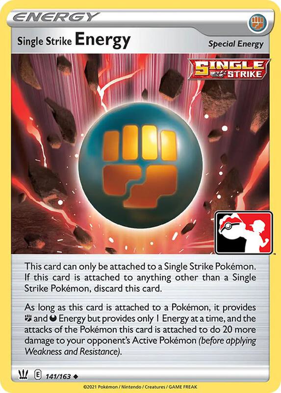 Single Strike Energy 141/163 - Battle Styles