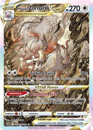 Karta Pokemon Hisuian Zoroark VSTAR - Crown Zenith: Galarian Gallery GG56/GG70