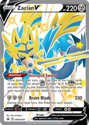 Karta Pokemon Zacian V (Shiny) - SWSH292 - SWSH: Sword & Shield Promo Cards SWSH292