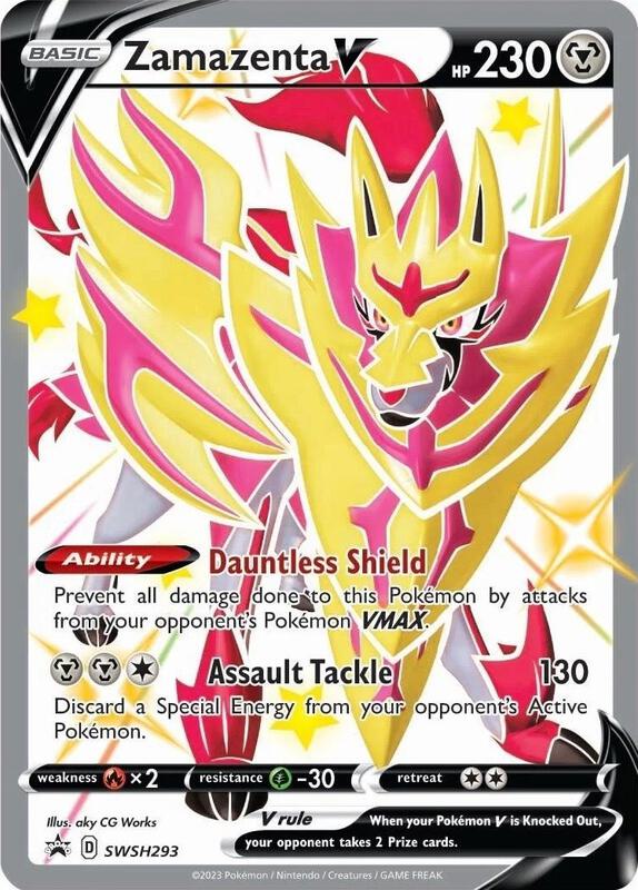 Karta Pokemon Zamazenta V (Shiny) - SWSH293 - SWSH: Sword & Shield Promo Cards SWSH293