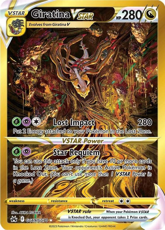 Karta Pokemon Giratina VSTAR (Secret) - Crown Zenith: Galarian Gallery GG69/GG70