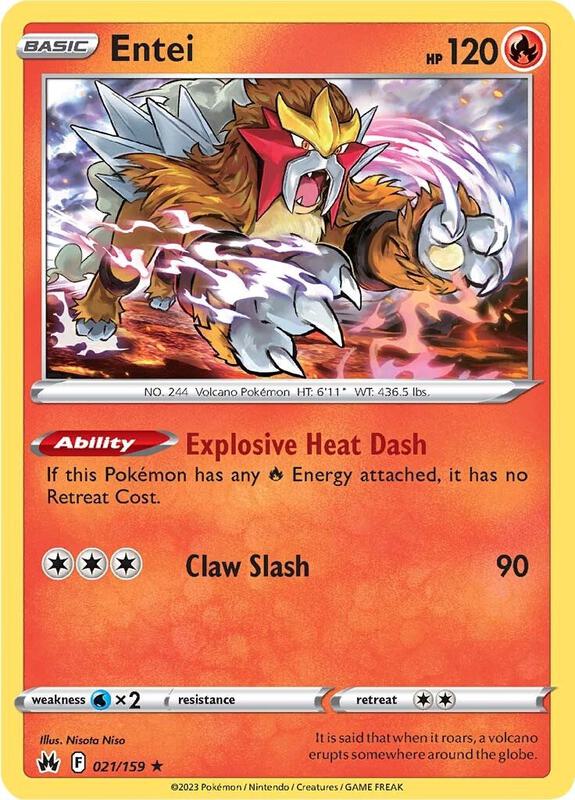 Entei 021/159 - Crown Zenith