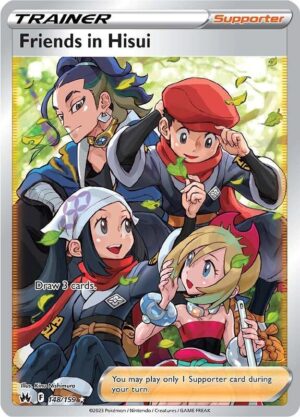 Friends in Hisui (Full Art) 148/159 - Crown Zenith ( CRZ 148 )