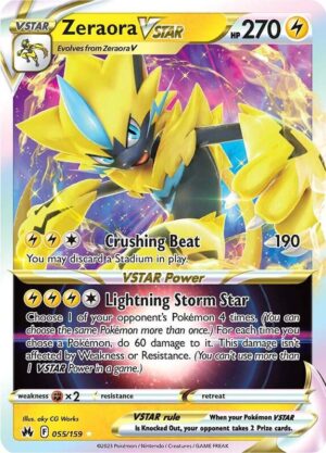 Zeraora VSTAR 055/159 - Crown Zenith