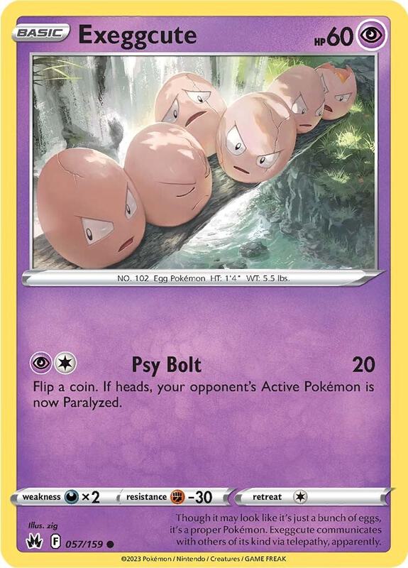 Exeggcute 057/159 - Crown Zenith