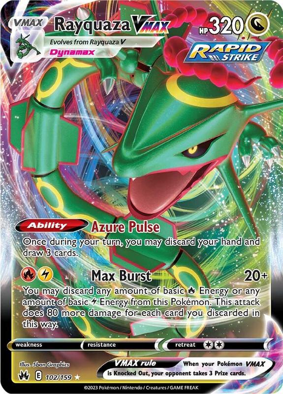 Rayquaza VMAX 102/159 - Crown Zenith
